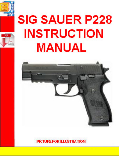Product picture SIG SAUER P228 INSTRUCTION MANUAL