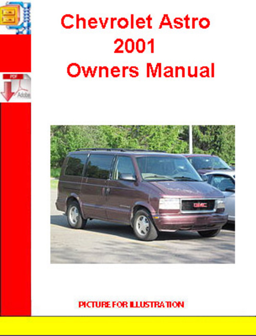 Product picture Chevrolet Astro 2001 Owners Manual
