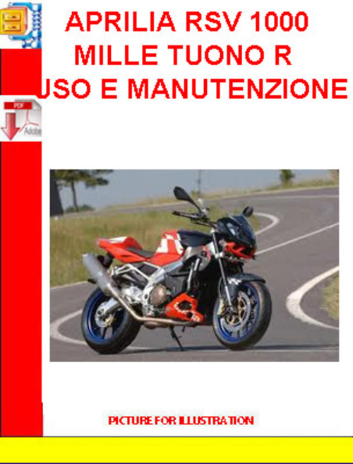 Product picture APRILIA RSV 1000 MILLE TUONO R USO E MANUTENZIONE