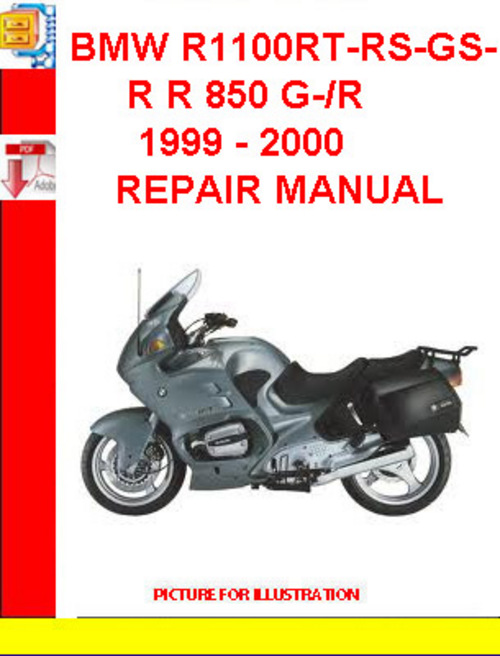 Product picture BMW R1100RT-RS-GS-R R 850 G-R 1999 - 2000 REPAIR MANUAL