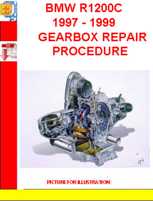 Product picture BMW R1200C 1997 - 1999 GEARBOX REPAIR PROCEDURE