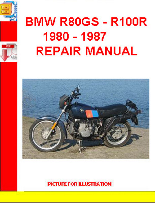 Product picture BMW R80GS - R100R 1980 - 1987 REPAIR MANUAL