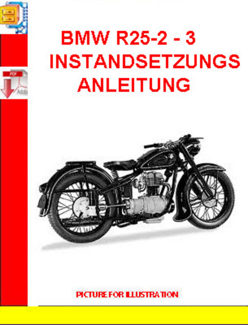 Product picture BMW R25-2 - 3 INSTANDSETZUNGS ANLEITUNG
