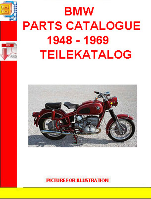Product picture BMW PARTS CATALOGUE 1948 - 1969 TEILEKATALOG
