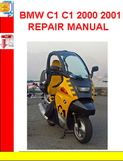 Product picture BMW C1 C1 2000 2001 REPAIR MANUAL