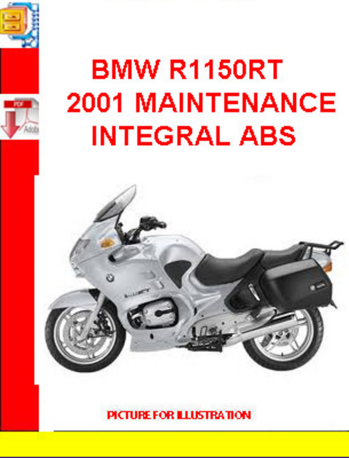 Product picture BMW R1150RT 2001 MAINTENANCE INTEGRAL ABS