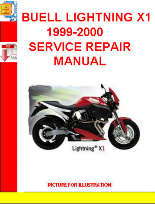 Product picture BUELL LIGHTNING X1 1999-2000 SERVICE REPAIR MANUAL