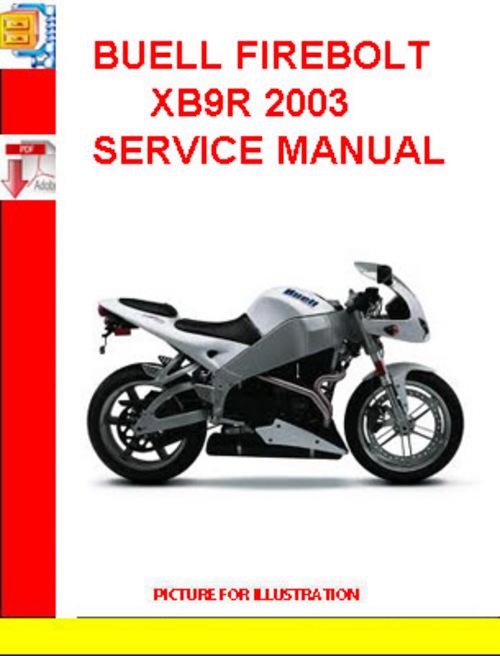 Product picture BUELL FIREBOLT XB9R 2003 SERVICE MANUAL