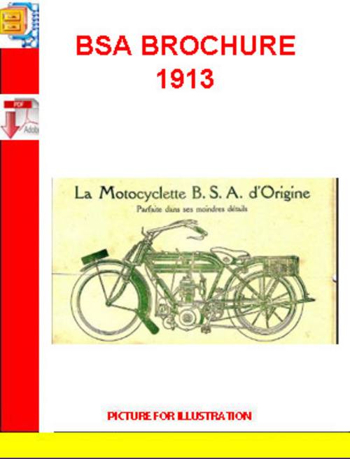 Product picture BSA BROCHURE 1913