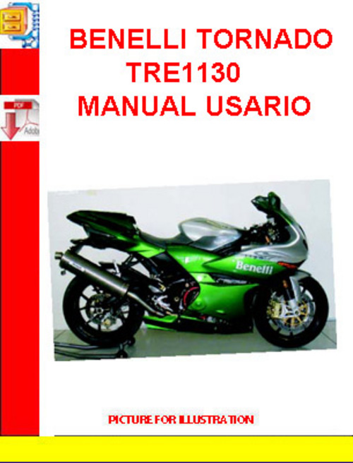 Product picture BENELLI TORNADO TRE1130 MANUAL USARIO