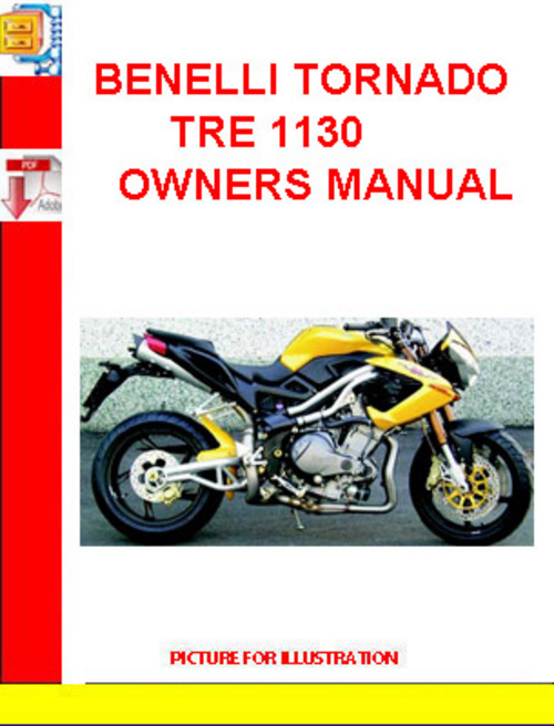 Product picture BENELLI TORNADO TRE 1130 OWNERS MANUAL