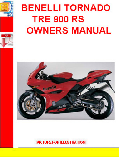 Product picture BENELLI TORNADO TRE 900 RS OWNERS MANUAL