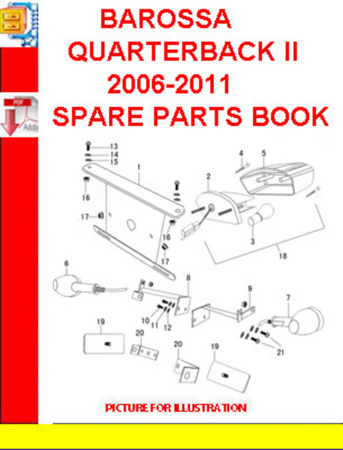 Product picture BAROSSA QUARTERBACK II 2006-2011 SPARE PARTS BOOK