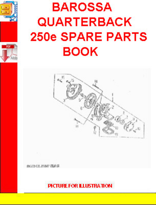 Product picture BAROSSA QUARTERBACK 250e SPARE PARTS BOOK
