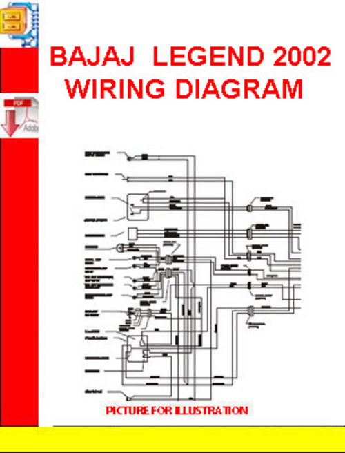 Product picture BAJAJ  LEGEND 2002 WIRING DIAGRAM