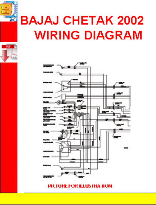 Product picture BAJAJ CHETAK 2002 WIRING DIAGRAM