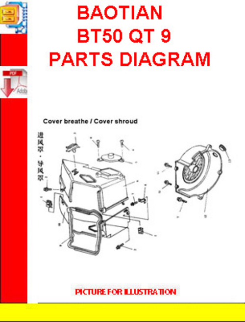 Product picture BAOTIAN BT50 QT 9 PARTS DIAGRAM